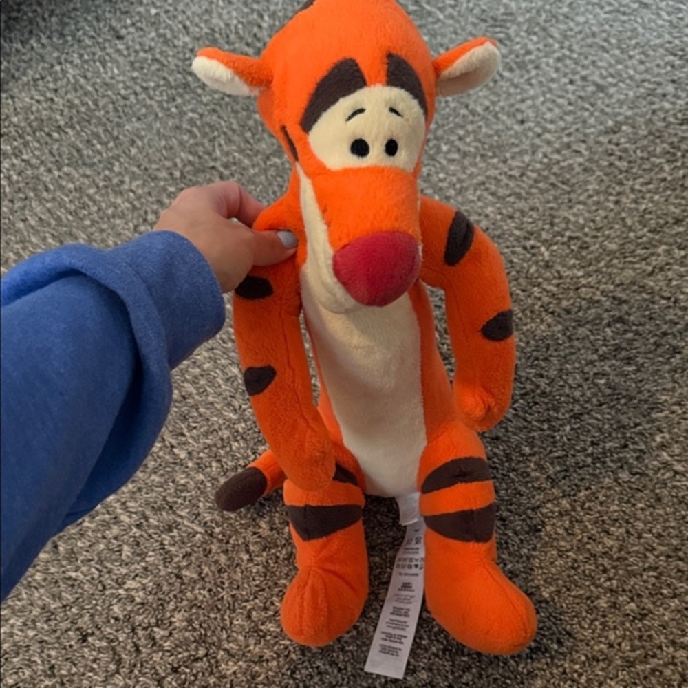 Disney Orange and Cream Tigger Plush